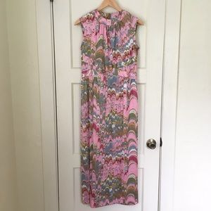 Vintage Pink Marbled Maxi